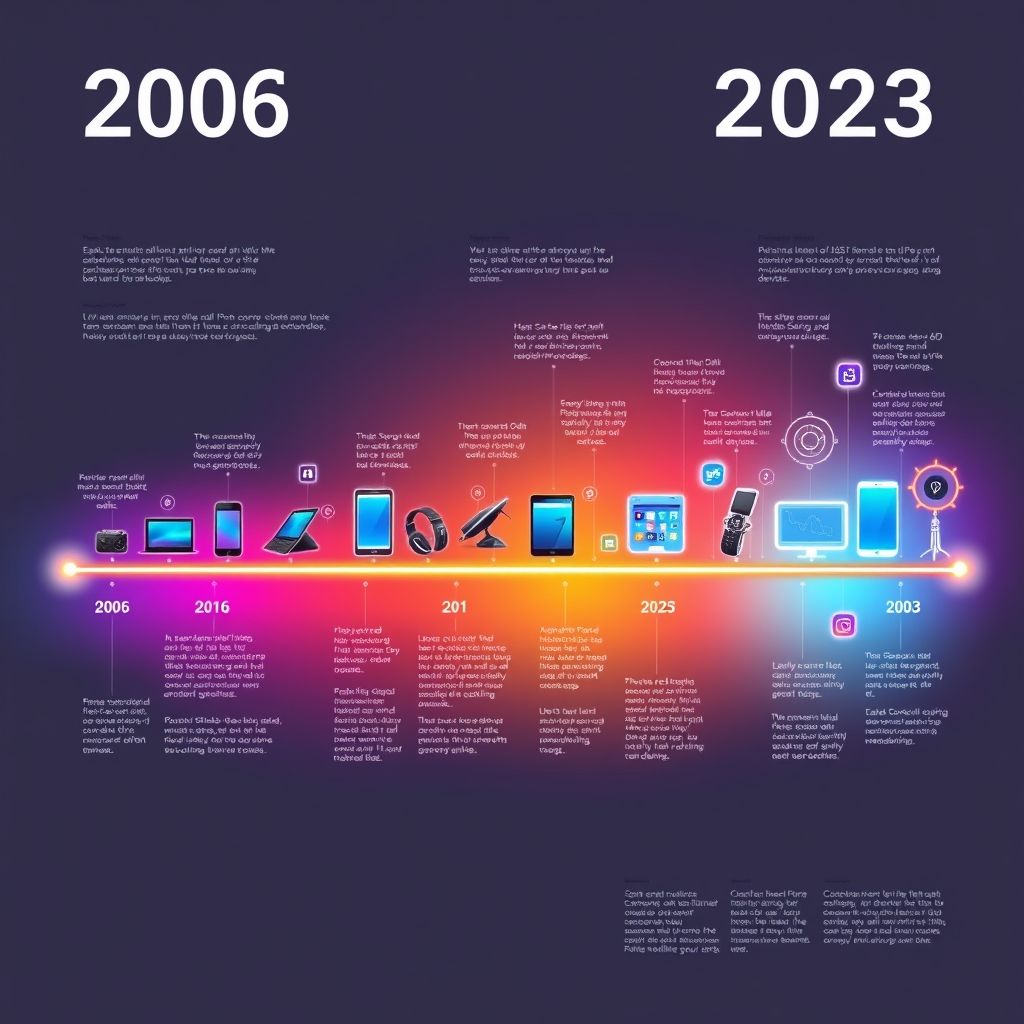 วิวัฒนาการเทคโนโลยีจากปี 2006 ถึง 2023